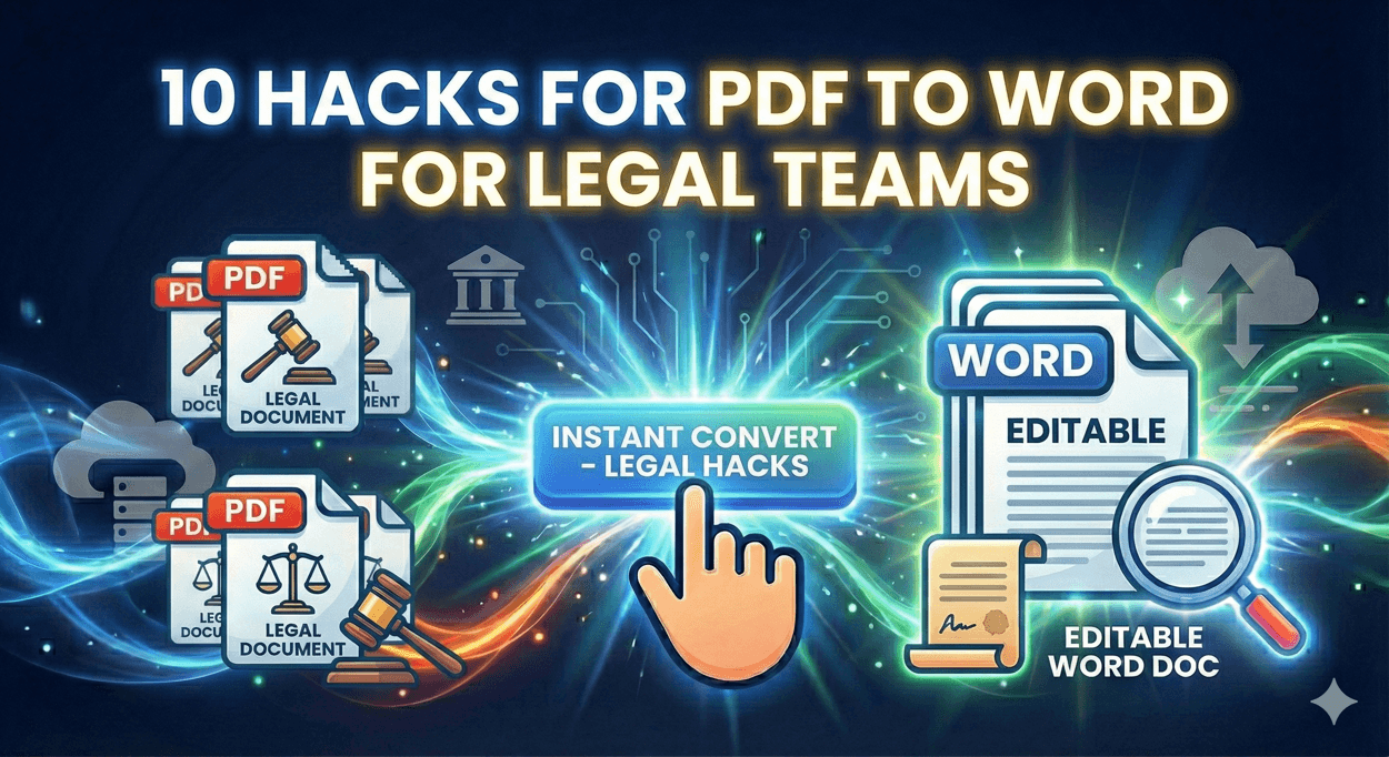 10 Hacks for Pdf To Word for Legal Teams