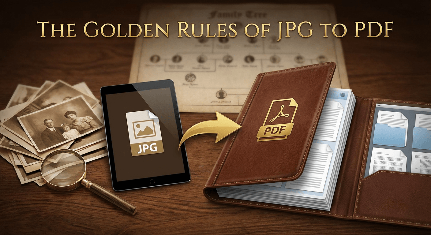 Jpg To A Pdf for Genealogists