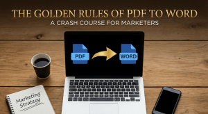 To Pdf To Word for Marketers
